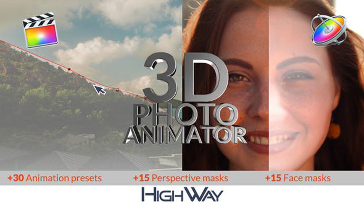 Videohive 3D Photo Animator for FCPX 26543829