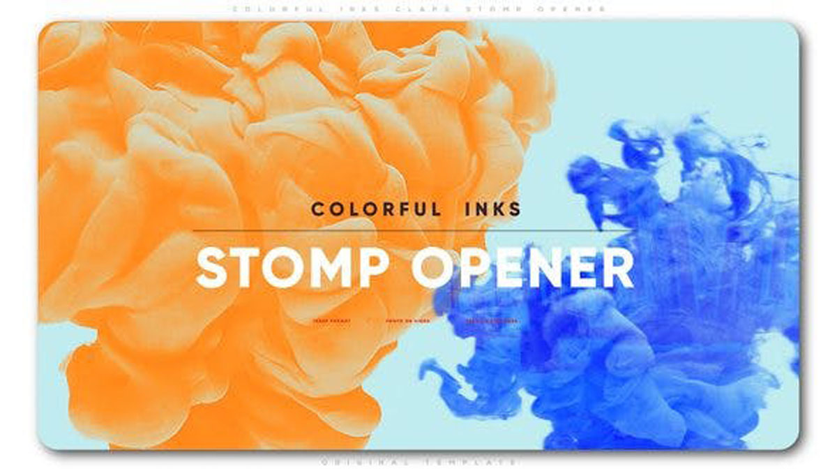 Videohive Colorful Inks Claps Stomp Opener 27803998