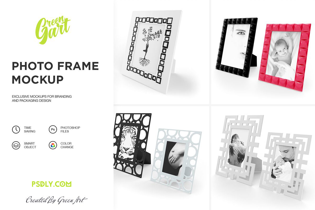4 PSD Photo Frame Mockup 2332093