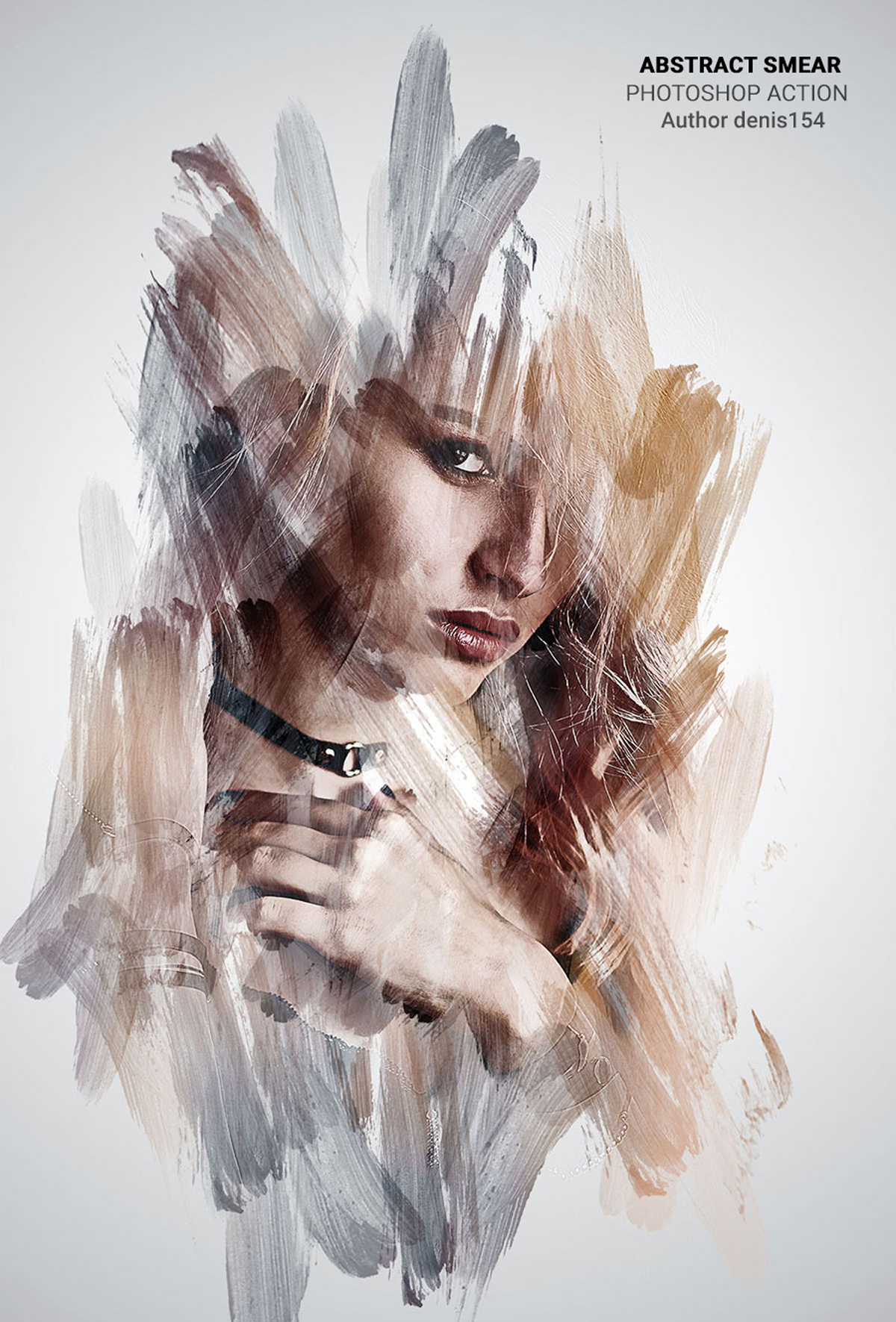 Abstract Smear Photoshop Action 27607459