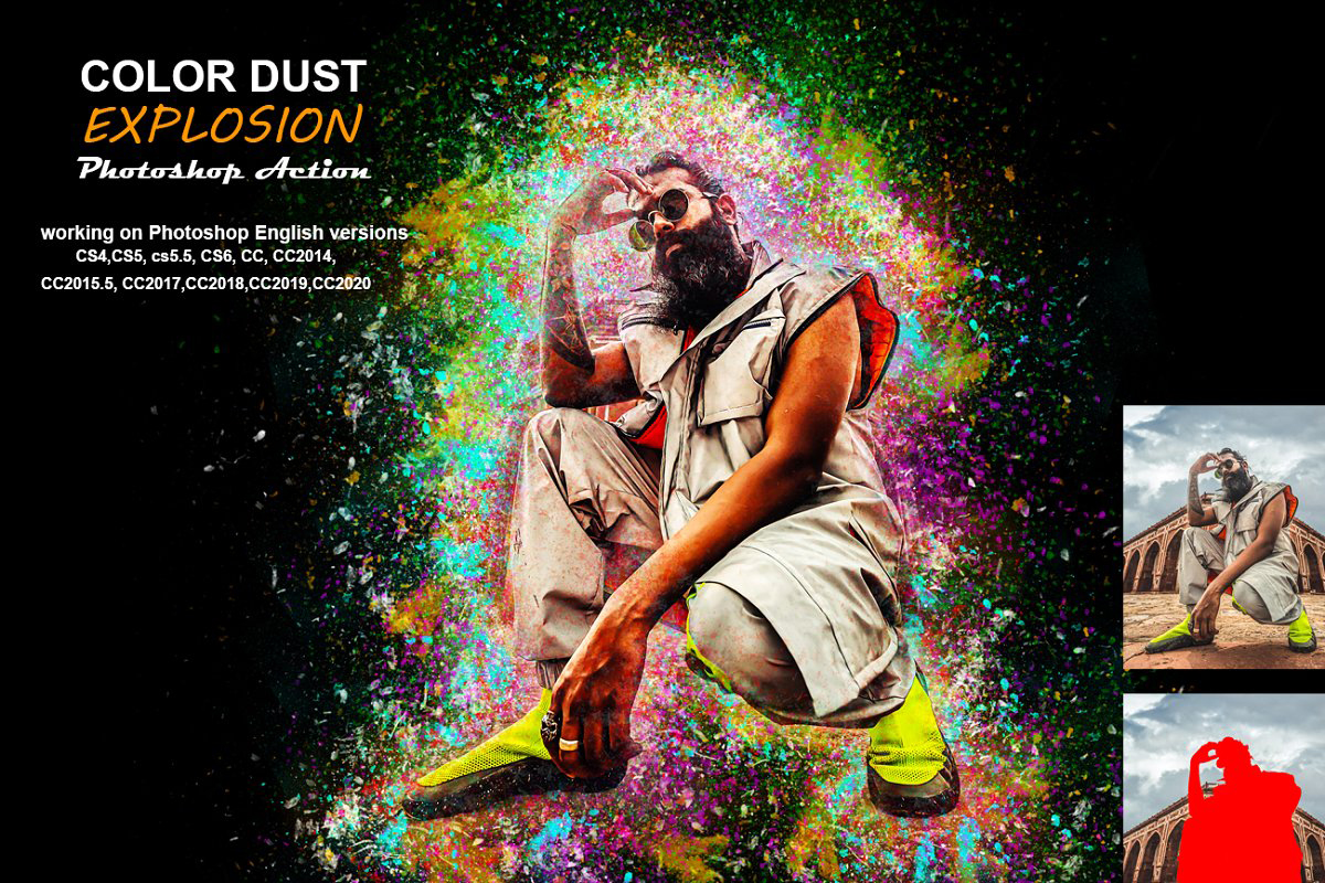 Color Dust Explosion PS Action 5252032