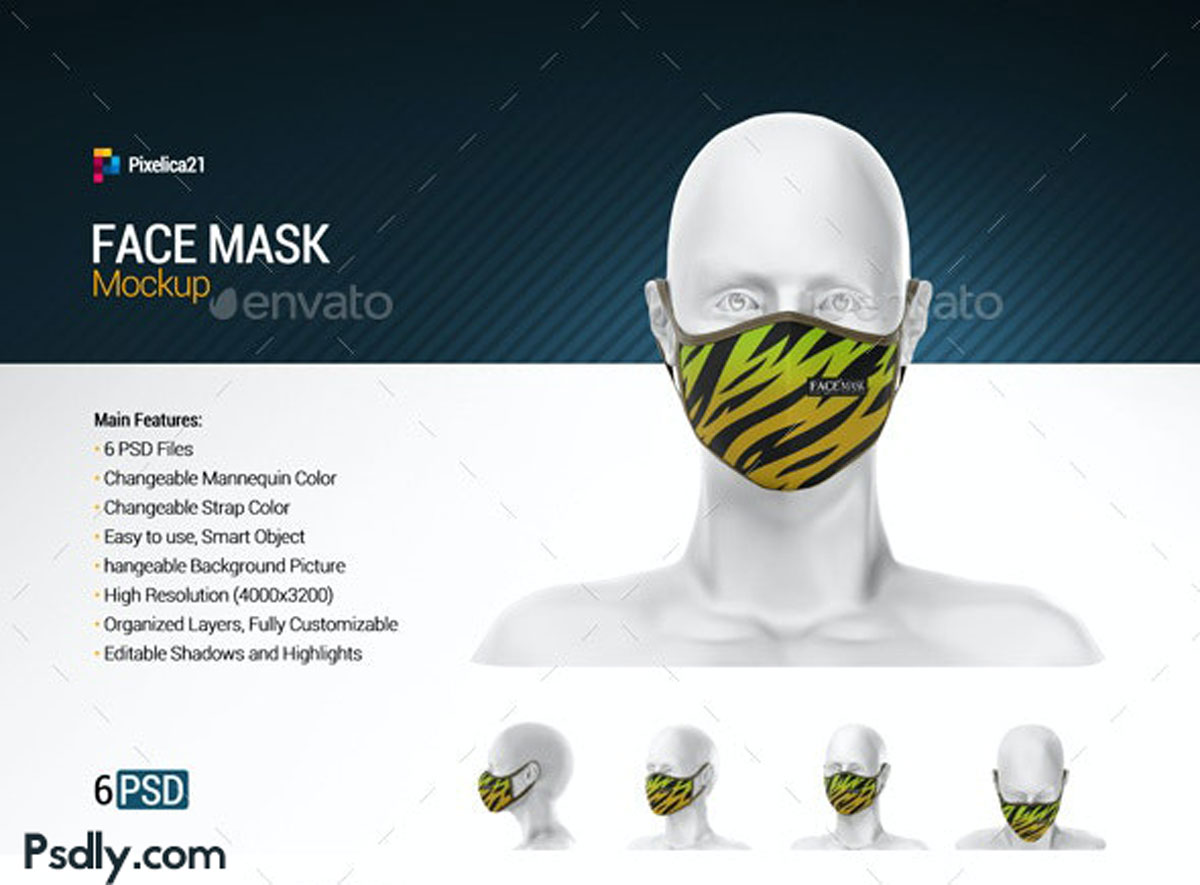 Face Mask Mockup 27918364