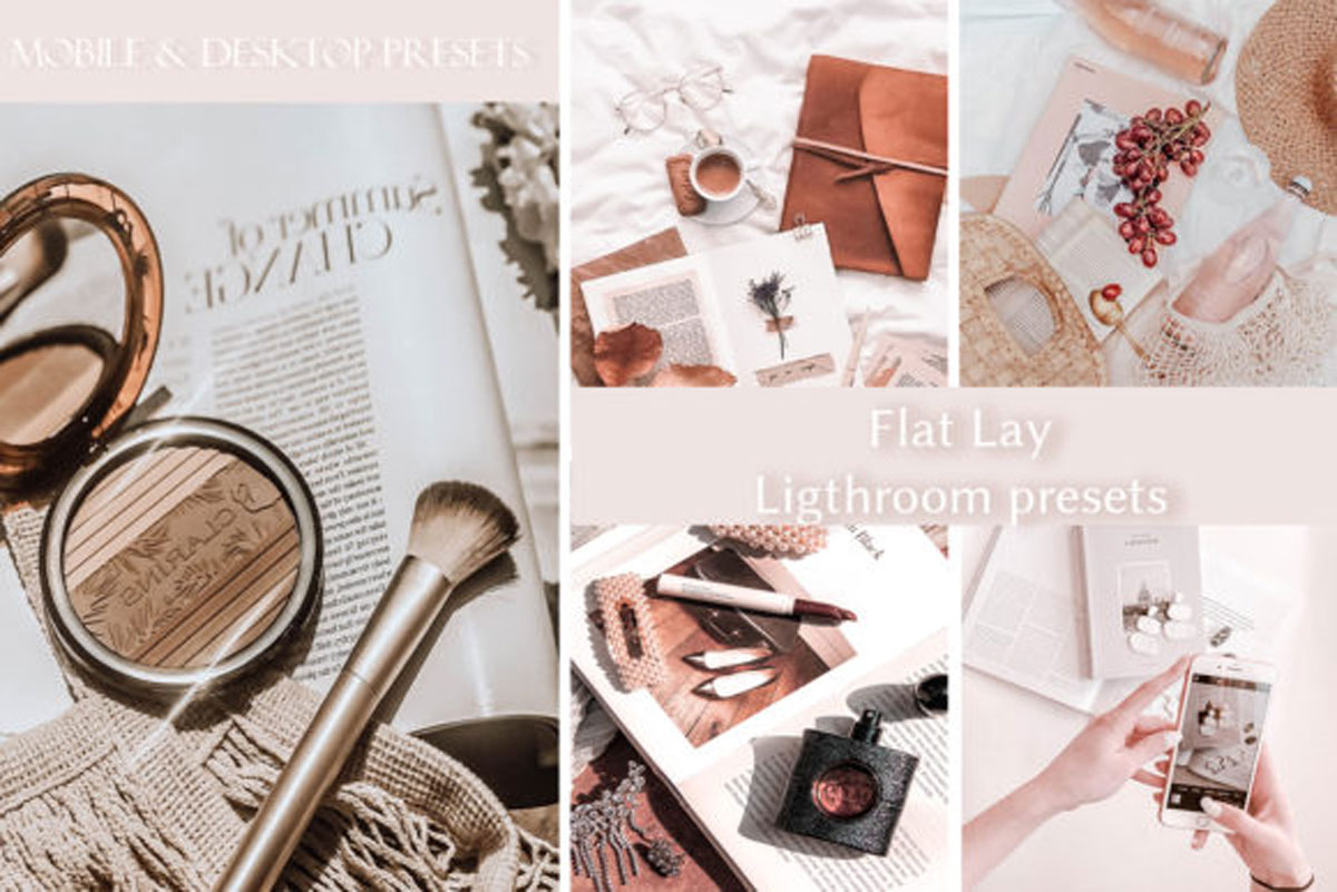 Flat Lay Product Lightroom Presets