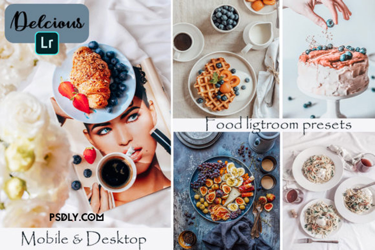 Food Blogger Lightroom Presets Graphic