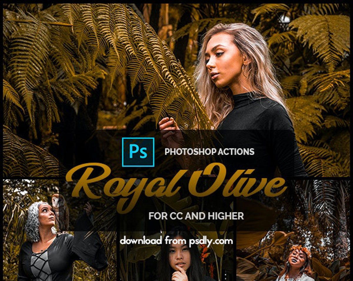 Download Free GraphicRiver Royal Olive - Premium Photoshop Actions 26566682