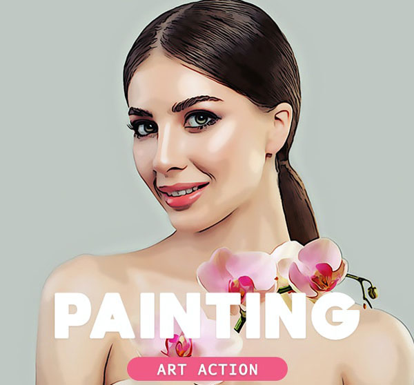 Painting Art Photoshop Action 27005966