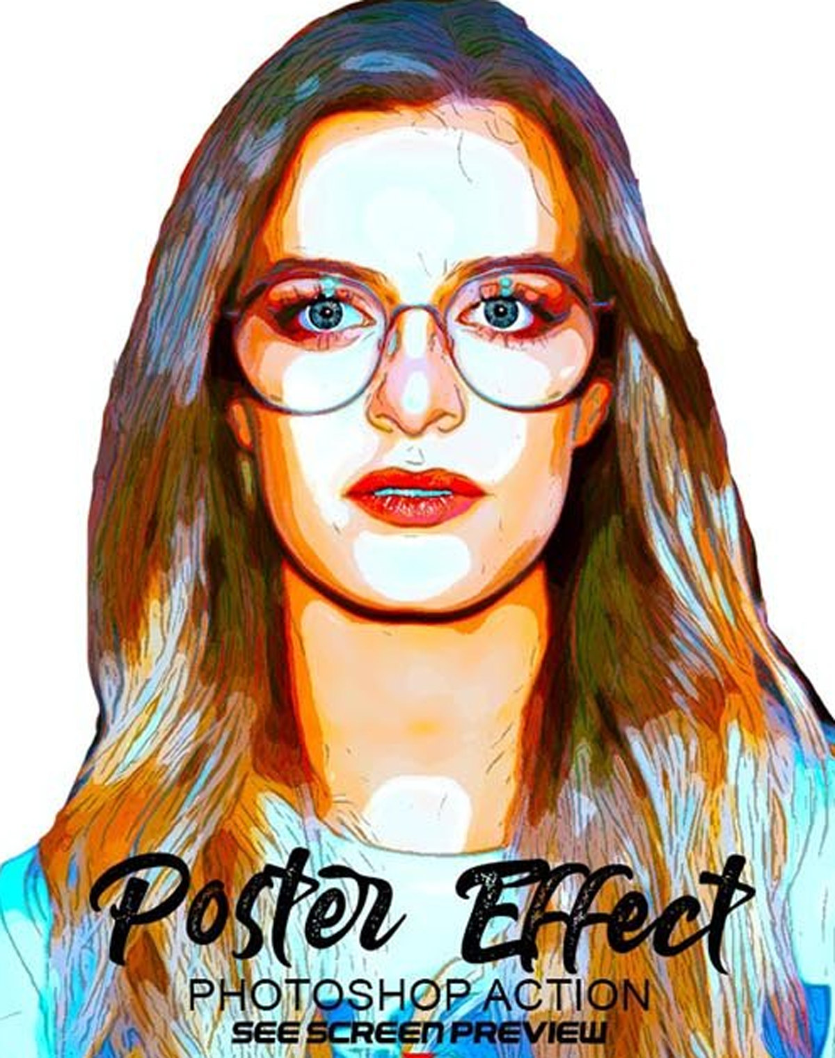 Poster Effect Photoshop Action 26580588