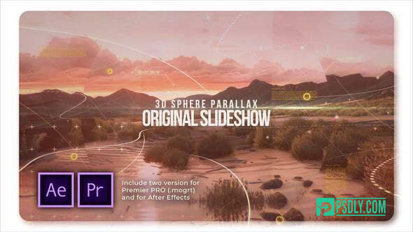 Videohive 3D Sphere Original Parallax Slideshow 28155099