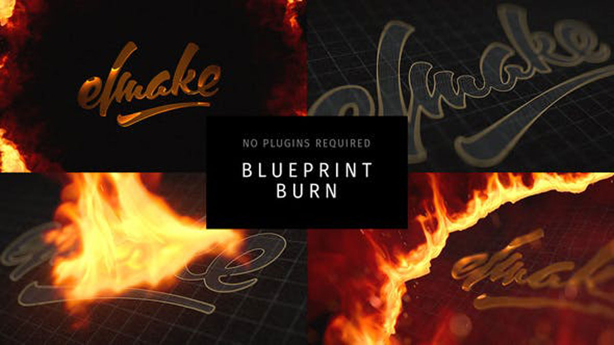 Videohive Blueprint Burn 27986555