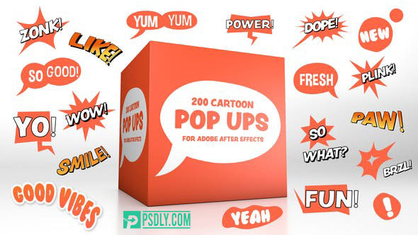 Videohive Cartoon Pop-Ups 27977040