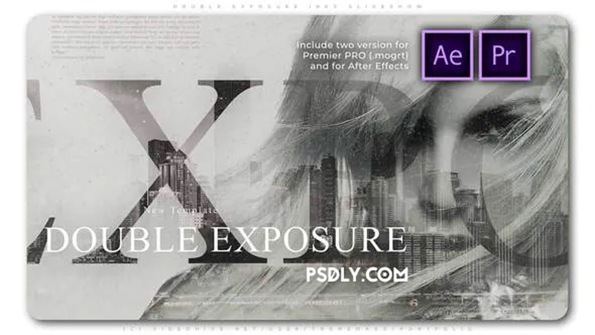 Videohive Double Exposure Inks Slideshow 27934081