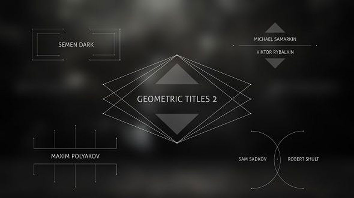 Videohive Geometric Titles 2 15454984