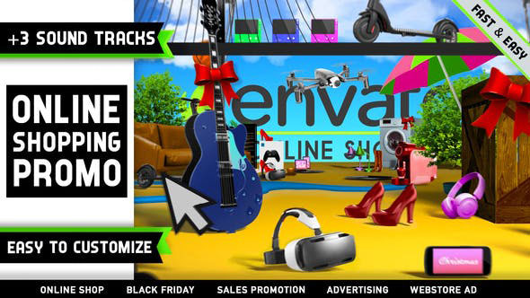 Videohive Online Shopping Store Promo 27540407