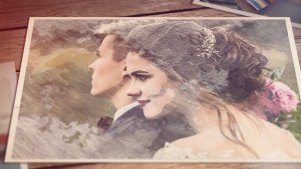 Videohive Romantic Sketches 21567304