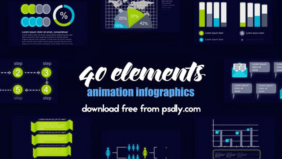 Videohive Statistic Infographics Vol.44 28113351