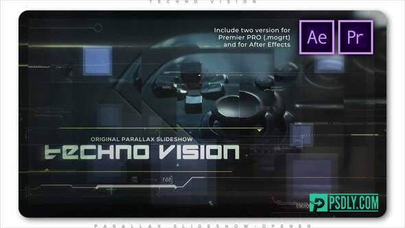Videohive Techno Vision Parallax Slideshow 28253277