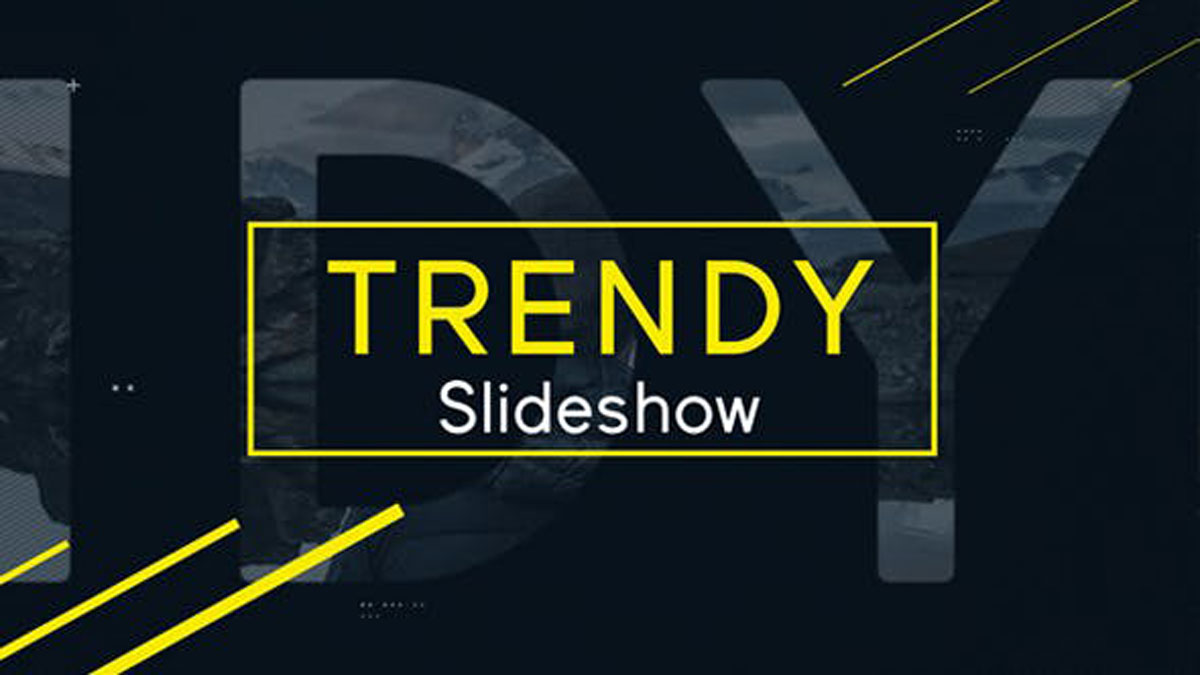 Videohive Trendy Slideshow 18866341