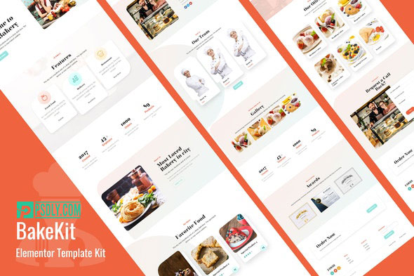 ThemeForest Bakekit v1.0 Cake Elementor Template Kit 28437228