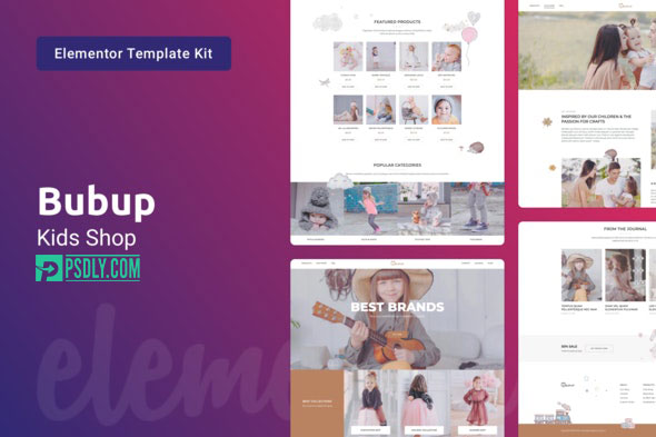ThemeForest Bubup Kids Store Baby Shop Elementor Template Kit v1.0 28297416 2