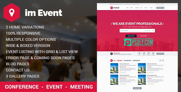 ThemeForest Im Event v1.0 Event Management HTML Template with RTL version 12621229