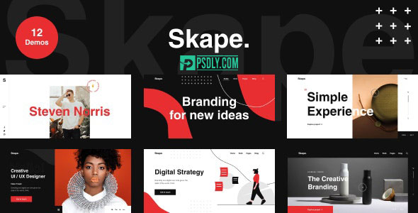 ThemeForest Skape v1.0 Creative Agency & Portfolio HTML Template 28096377