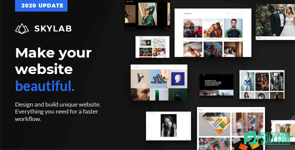 ThemeForest Skylab v3.4 Responsive Creative Portfolio WordPress Theme 4740718