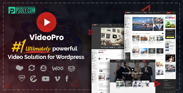 ThemeForest VideoPro v2.3.7.1 Video WordPress Theme 16677956