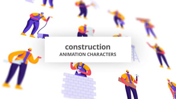 Videohive Construction Character Set 28672345