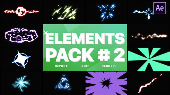 Videohive Energy Elements Pack 02 After Effects 28661737