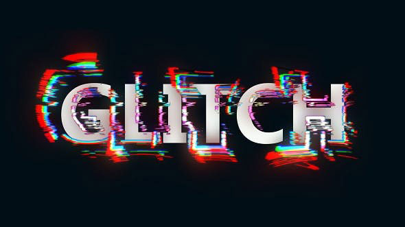 Videohive Glitch Alphabet 20291036
