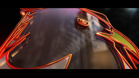 Videohive Golden Glass 9497479