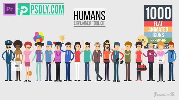 Videohive Humans Explainer Essential Graphics Mogrt 23135812