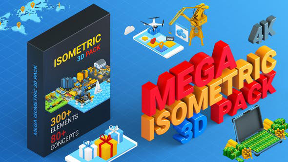 Videohive Isometric Mega Pack 27019075 Free Download