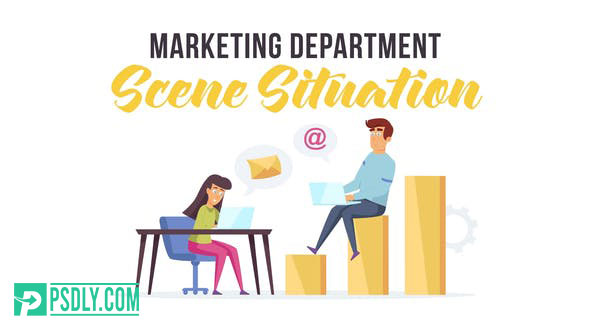 Videohive Marketing department – Scene Situation 28479049