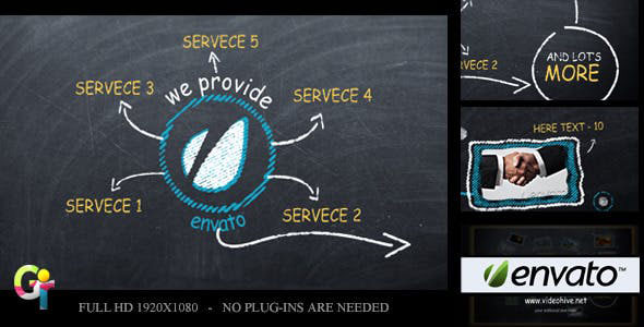 Videohive Promote your Business on Blackboard 2412544