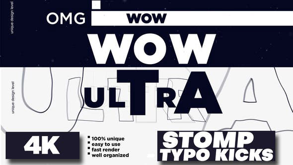Videohive Stomp Typo Kicks 28278738
