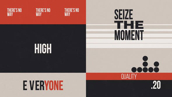 Videohive VHS Modern Typography | Kinetic Promo 26739195