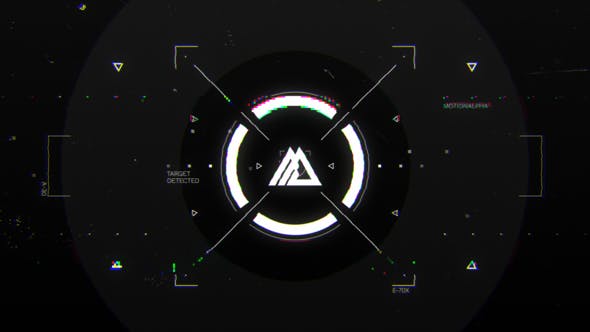 Videohive Glitch HUD Logo 29016689