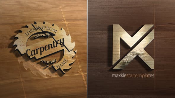 Videohive Wood 3D Logo Reveal 27121141