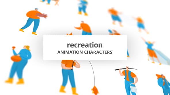 Videohive Recreation Character Set 29102495