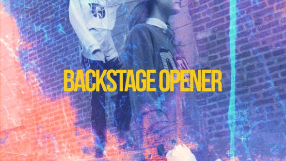 Videohive Backstage Opener 20389017