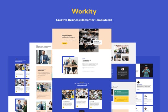 ThemeForest Workity v1.0 Creative Business Elementor Template kit 28960338