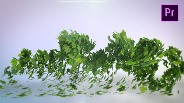Videohive Flying Leaves Logo Reveal Premiere Pro 25159980