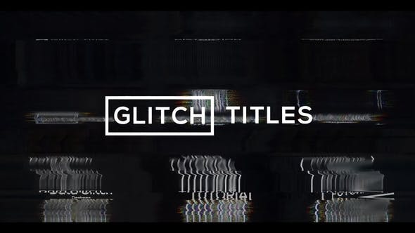 Videohive Glitch Modern Titles & Lower Thirds 28914948
