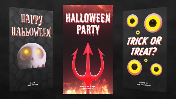 Videohive Halloween Stories Pack 29060313