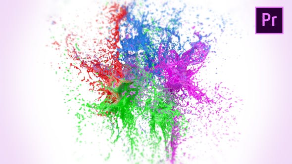 Videohive Splashing Paint Logo Reveal Premiere Pro 23584511