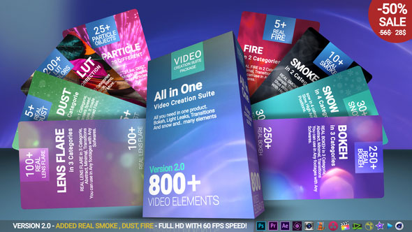 Videohive 700 Video Creation Suite V2 – Transition 22974586 Free Download