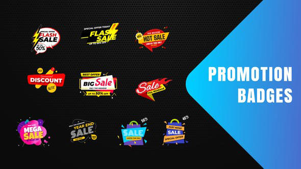 Videohive Badges Sale Promo V19 28854025