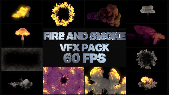 Videohive Fire And Smoke VFX Pack After Effects 28766237