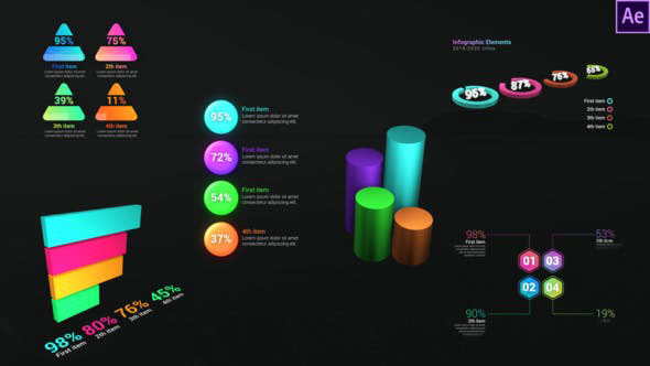 Videohive Infographic Dynamic Graphs 28812999